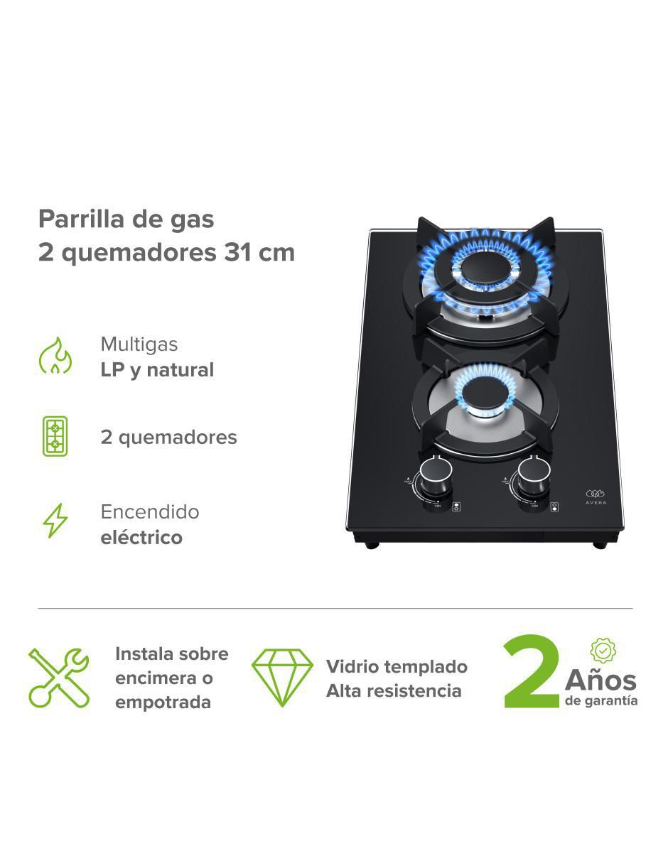 Parrilla multigas empotrable 8
