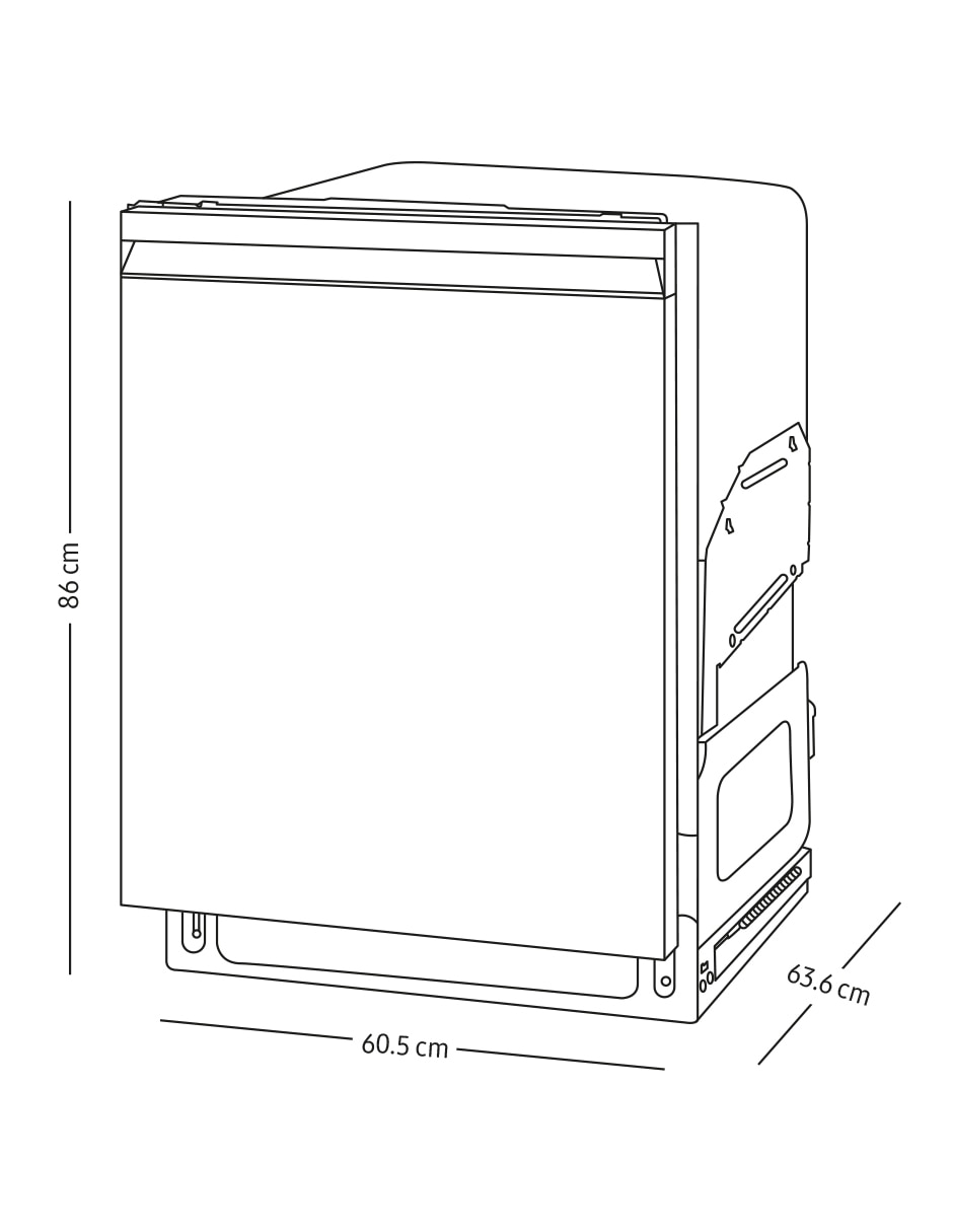 Lavavajillas de empotre 15 servicios DW80B7070UG/EM 9