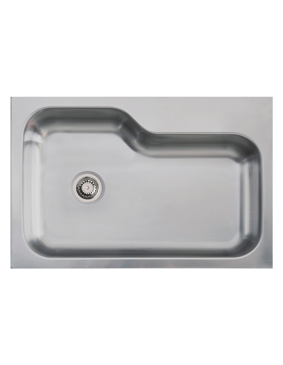 Tarja de acero inoxidable con escurridor derecho TEKAWAY.DM33.22.1C 2