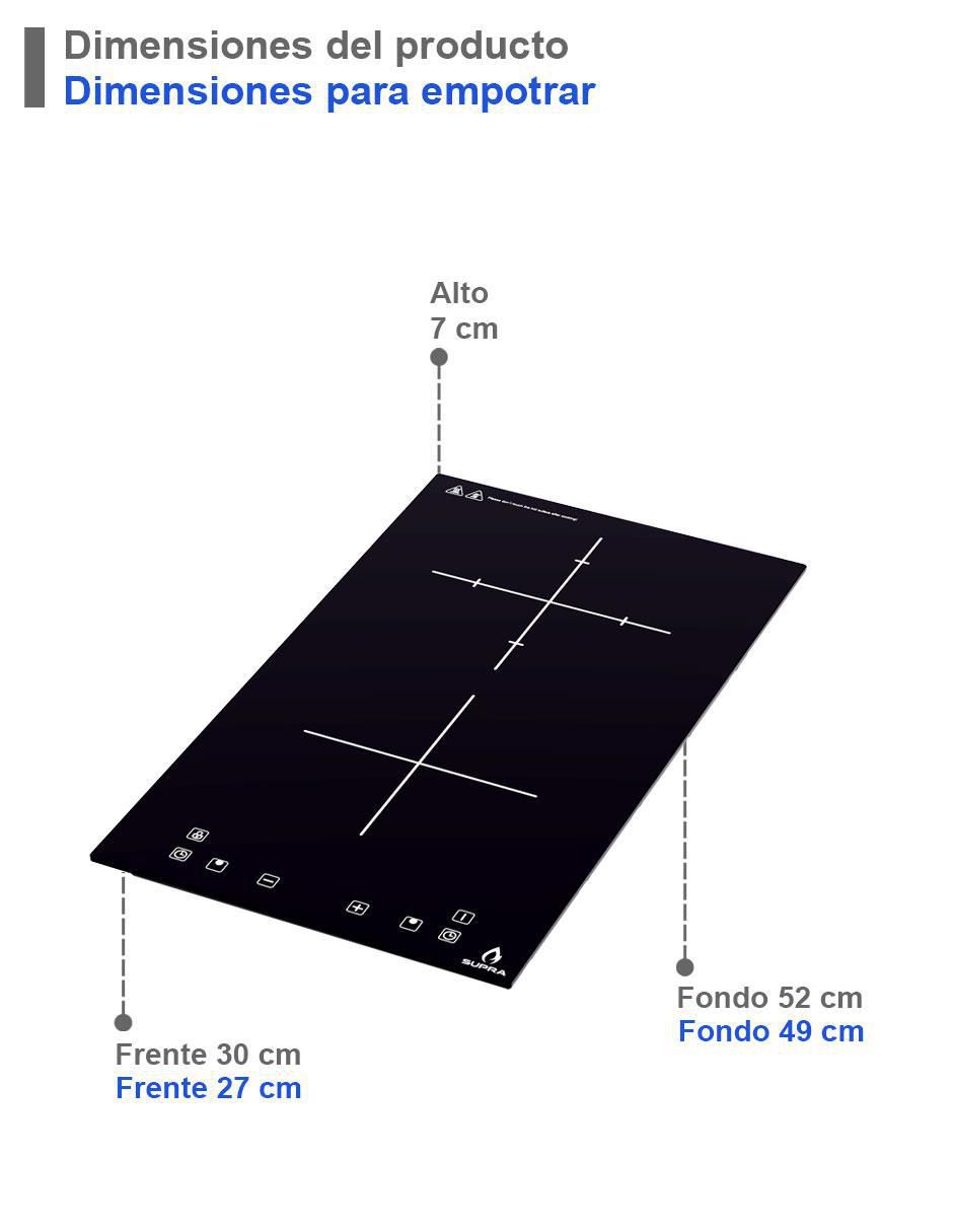 Parrilla a gas lp empotrable 8