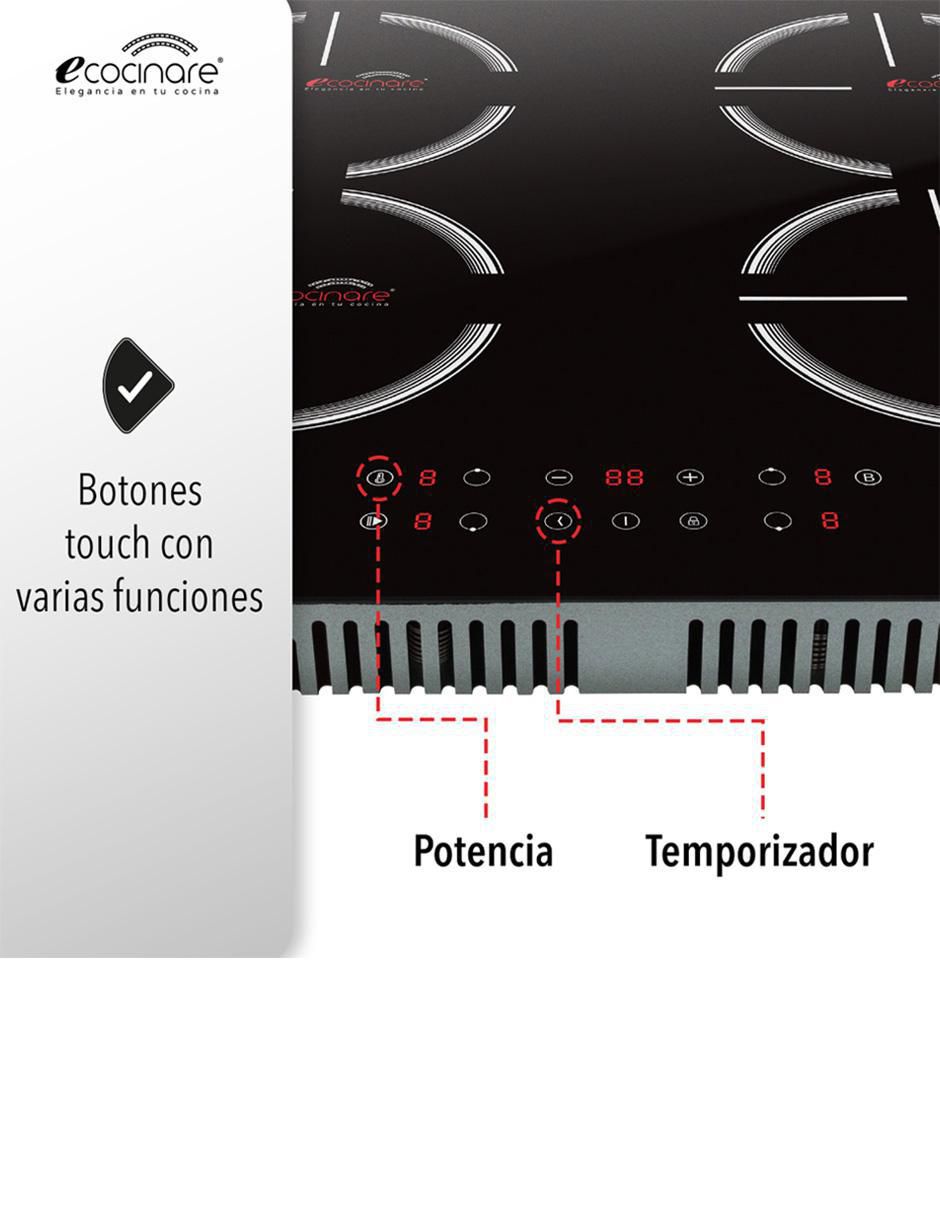 Parrilla a inducción empotrable 2