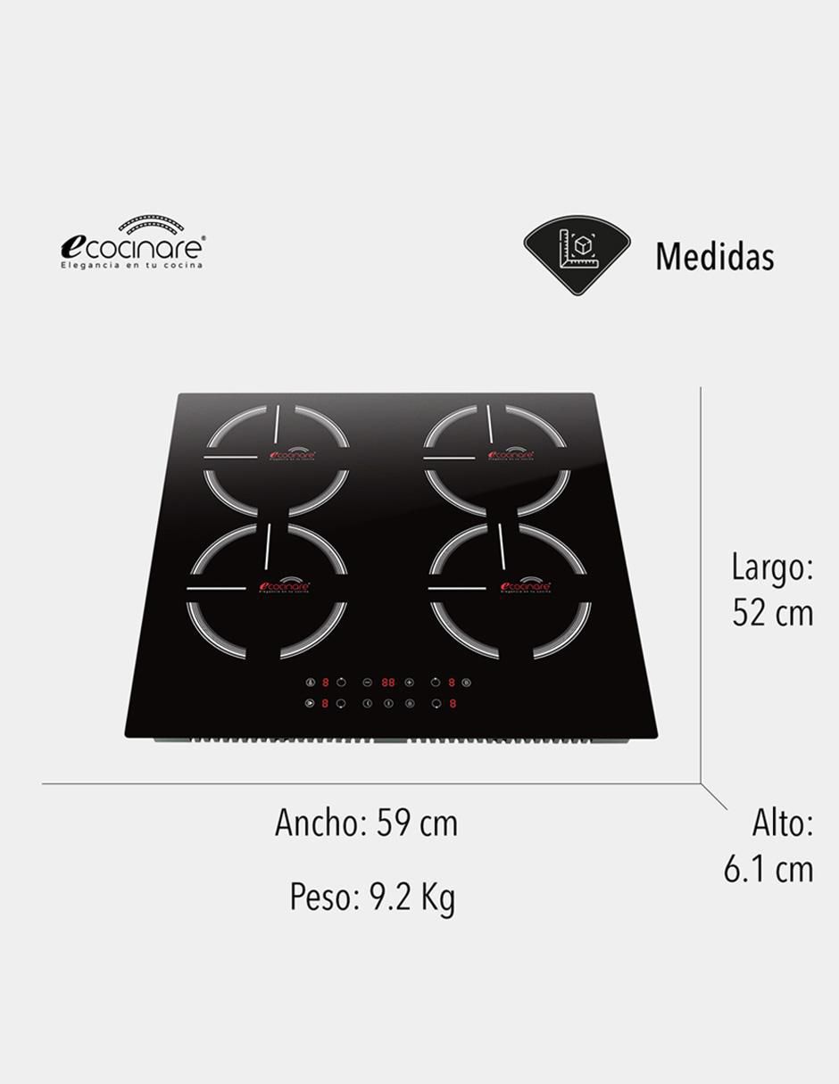 Parrilla a inducción empotrable 5