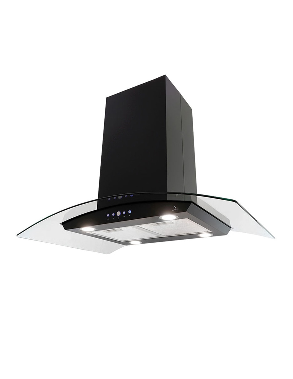 Campana de isla CI-76 BLACK de acero inoxidable 2
