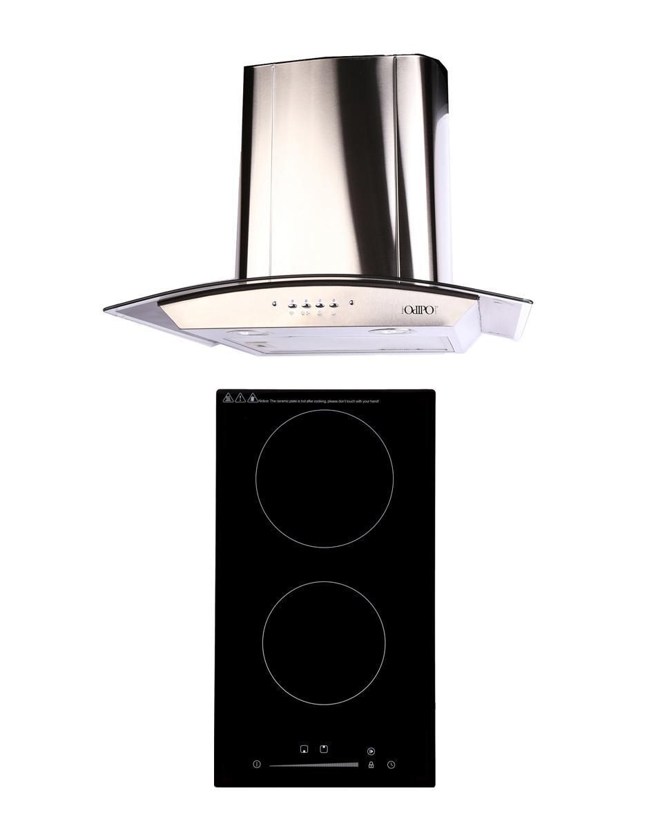 Campana plana Marex + Kirk de acero inoxidable