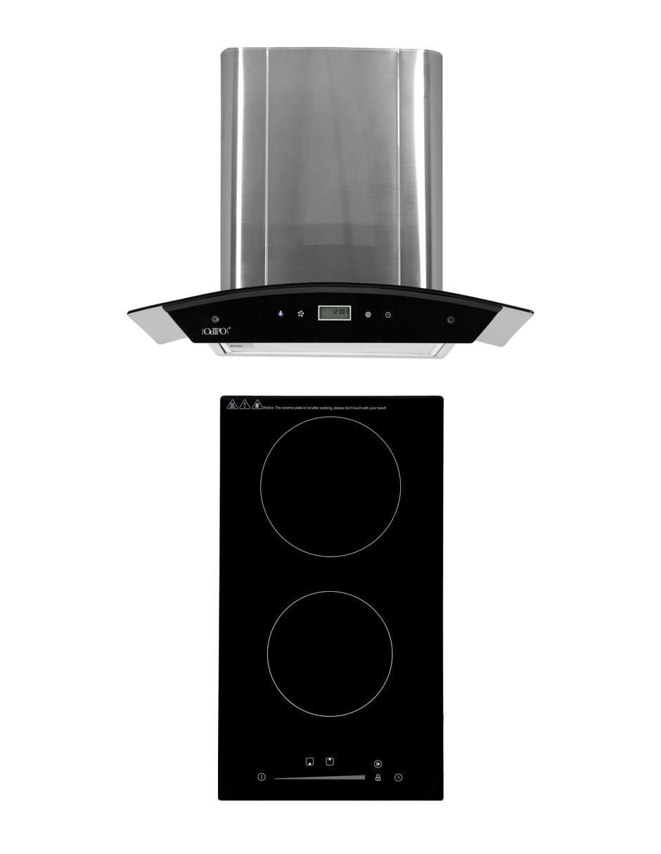 Campana de pared Marex Plus + Kirk de acero inoxidable
