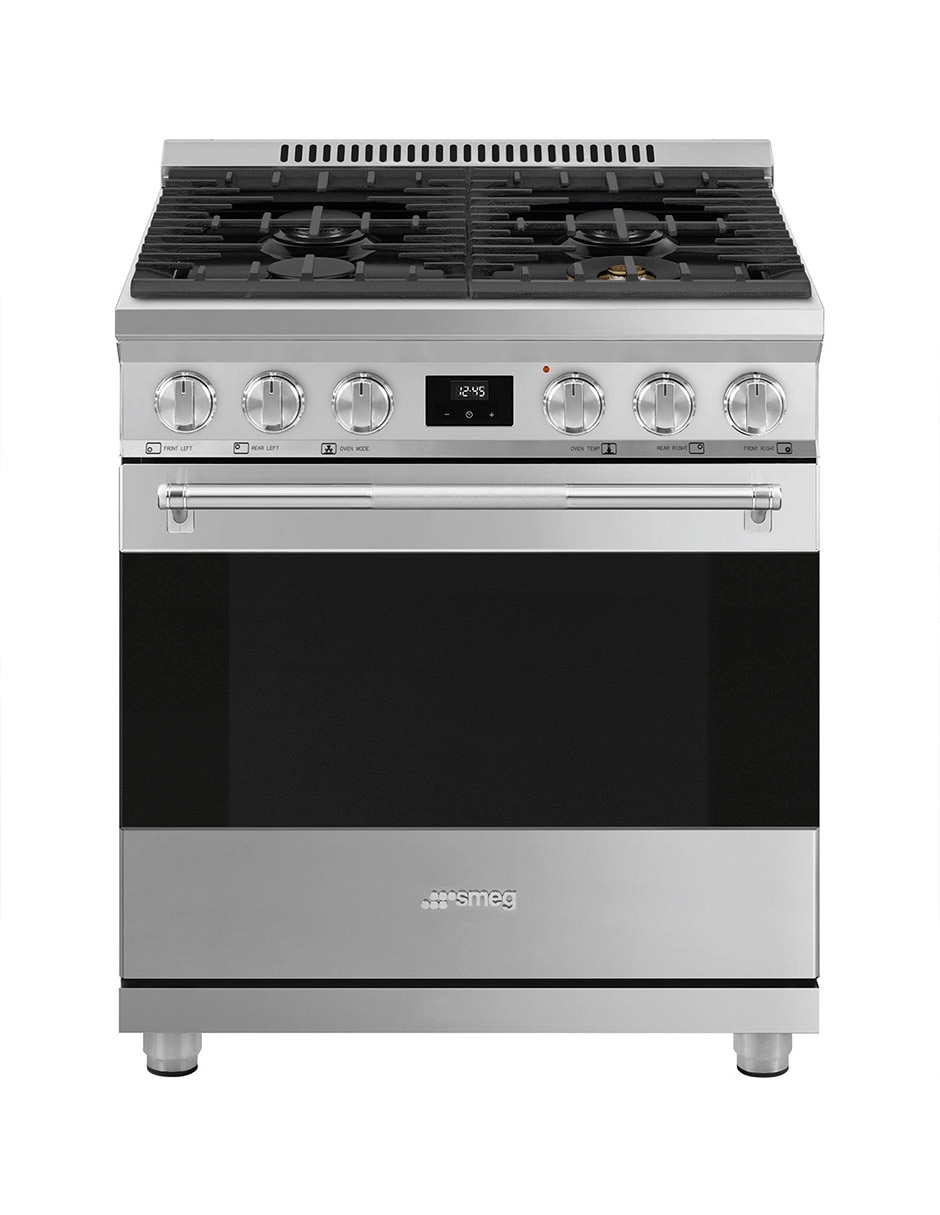 Estufa de piso a Gas natural/lp Professional 76 cm SPR30UGGX de 4 quemadores