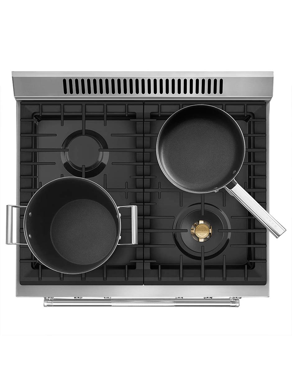 Estufa de piso a Gas natural/lp Professional 76 cm SPR30UGGX de 4 quemadores 3