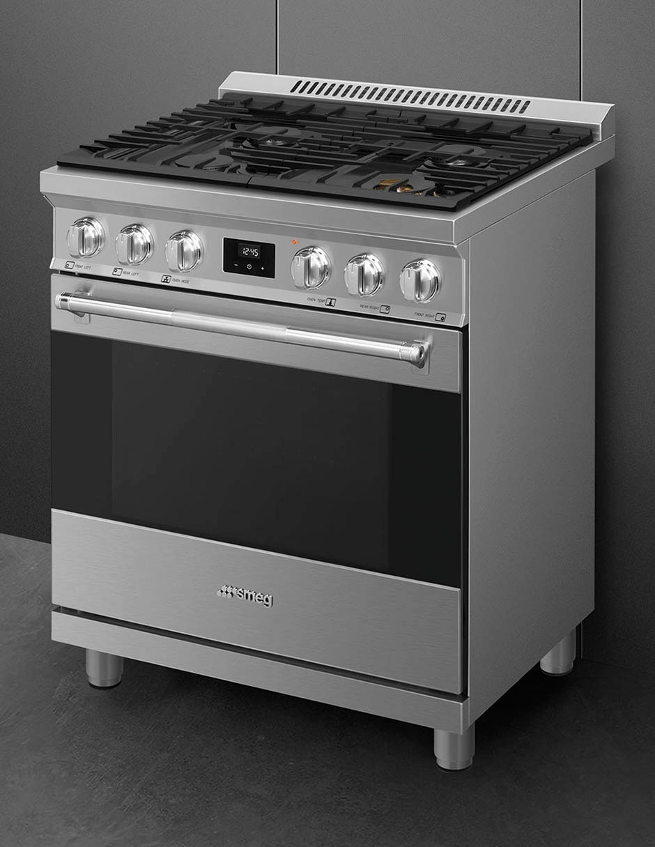 Estufa de piso a Gas natural/lp Professional 76 cm SPR30UGGX de 4 quemadores 5