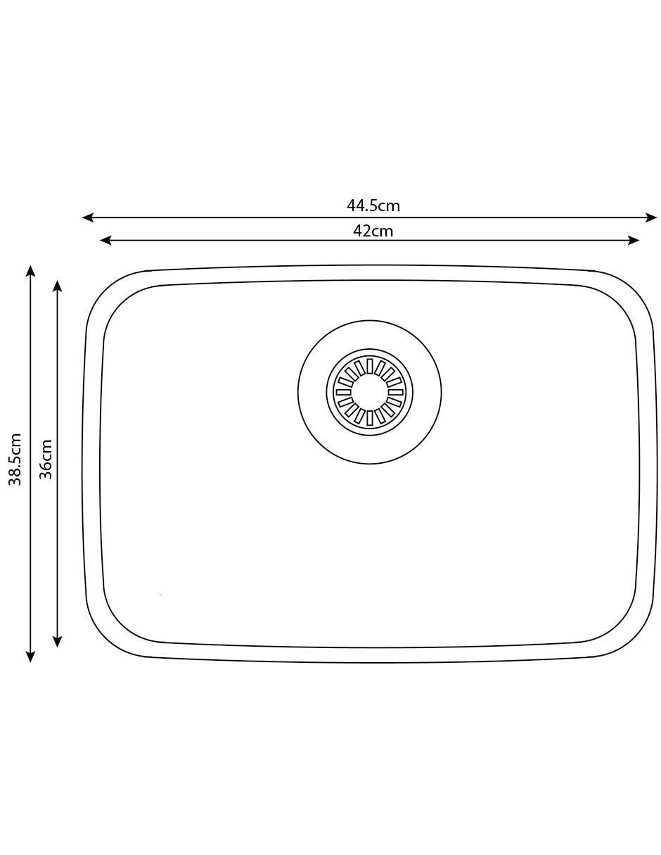 Fregadero de acero inoxidable A18168A 5