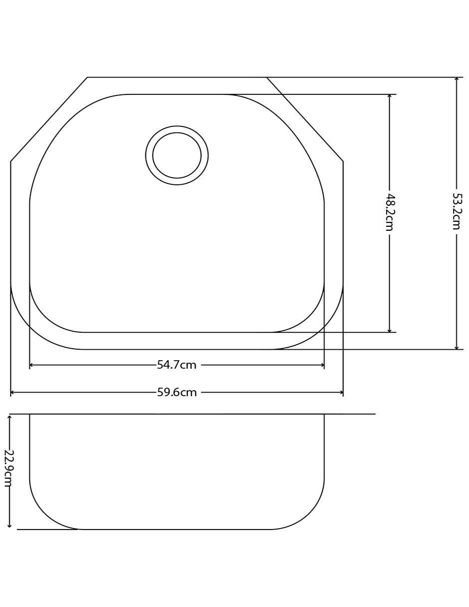 Fregadero de acero inoxidable A23219A 5