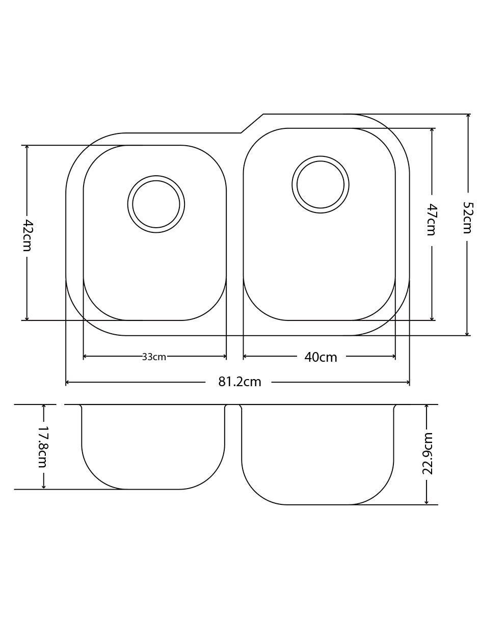 Fregadero de acero inoxidable A31209AL 5