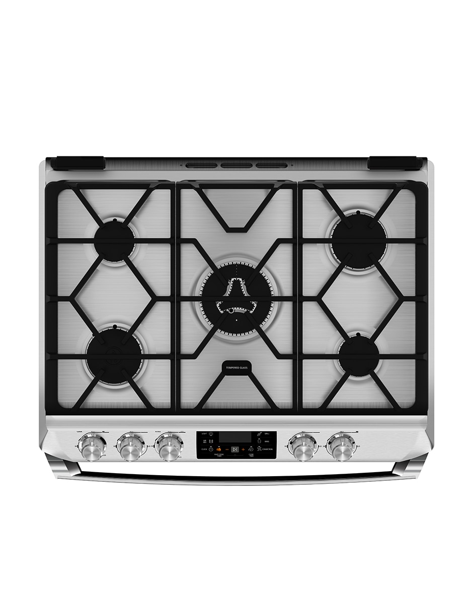Estufa empotrable Ultimate 79.20 cm IO8084GETSS0 de 5 quemadores 8