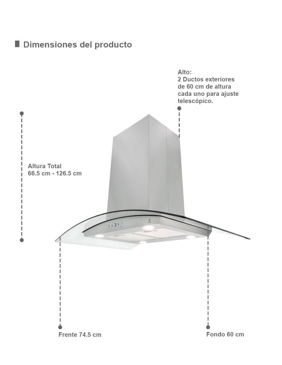 Parrilla a gas lp empotrable 5
