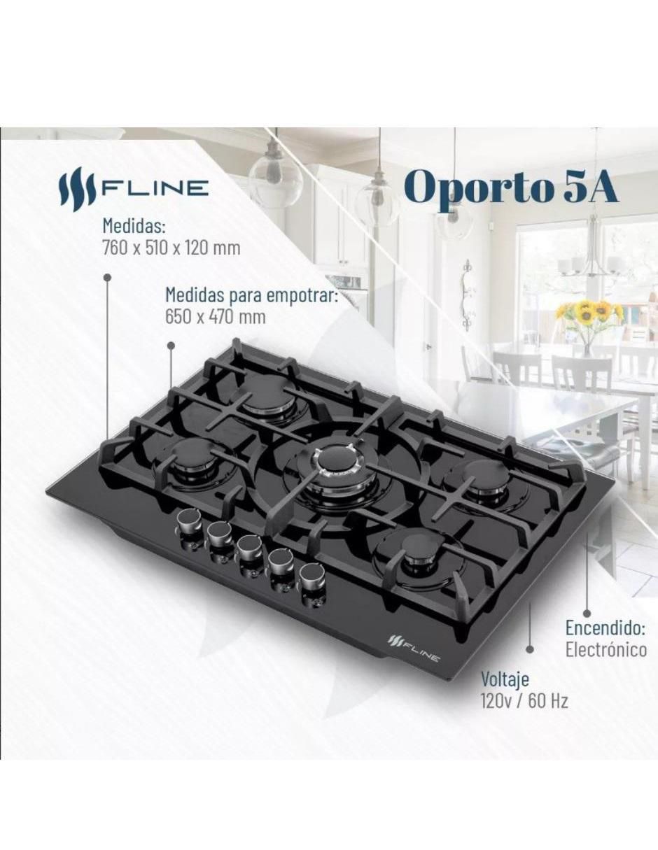 Parrilla a gas lp empotrable 4