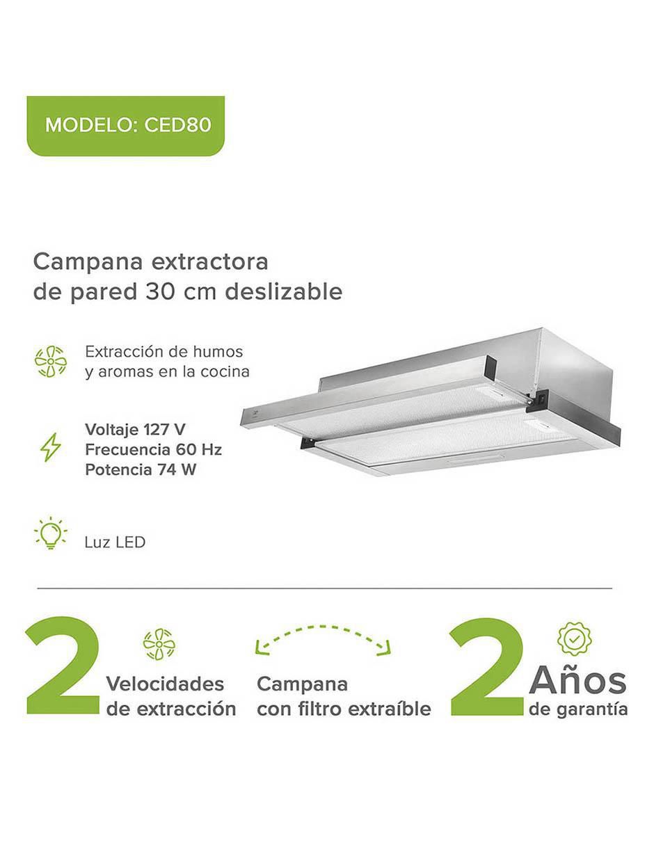 Campana de pared CED80 de acero inoxidable 2