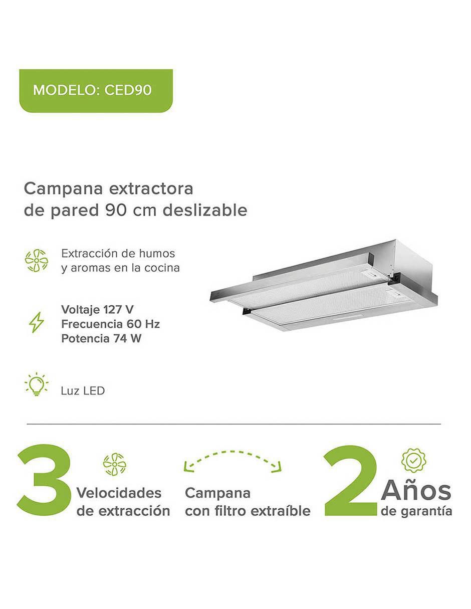 Campana de pared CED90 de acero inoxidable 2