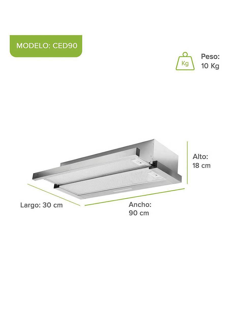 Campana de pared CED90 de acero inoxidable 8