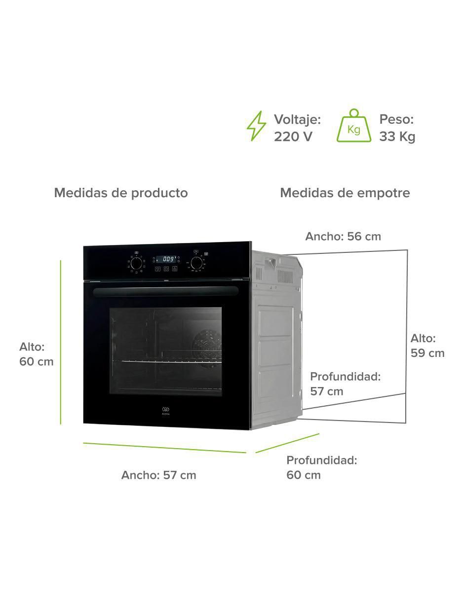 Horno eléctrico HEL02D capacidad 60 L 7