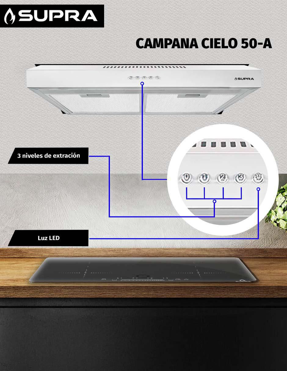 Campana de pared CIELO 50-A de acero 6