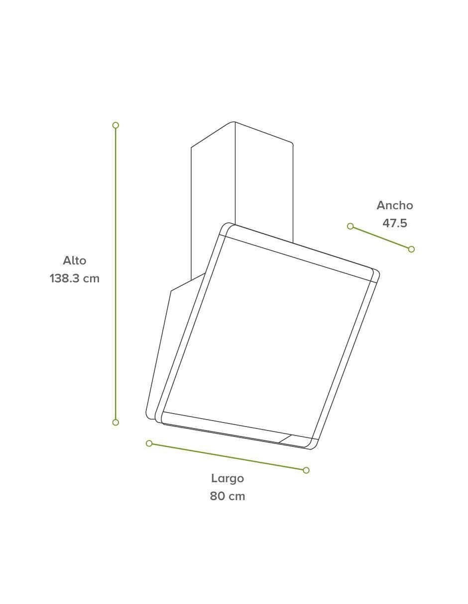 Campana de pared CEV90T de acero inoxidable 5