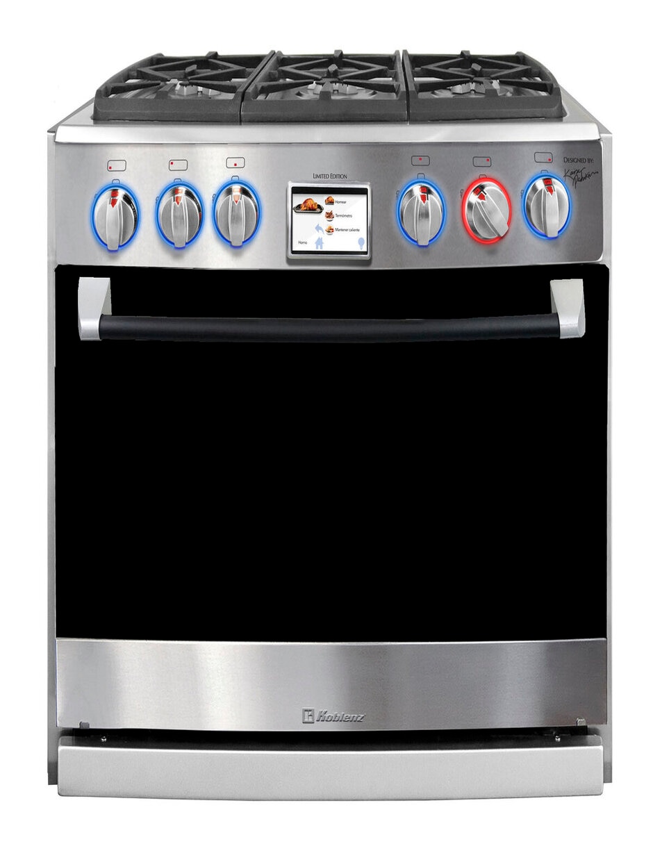 Estufa empotrable a gas natural/lp 76 cm KZ.EST.TOULUSE.FRYER. de 6 quemadores 1