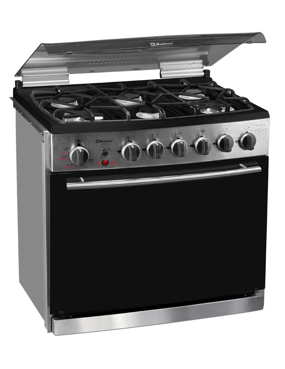 Estufa empotrable a gas natural/lp 76 cm KZ.EST.MODENA.FRYER. de 6 quemadores 3