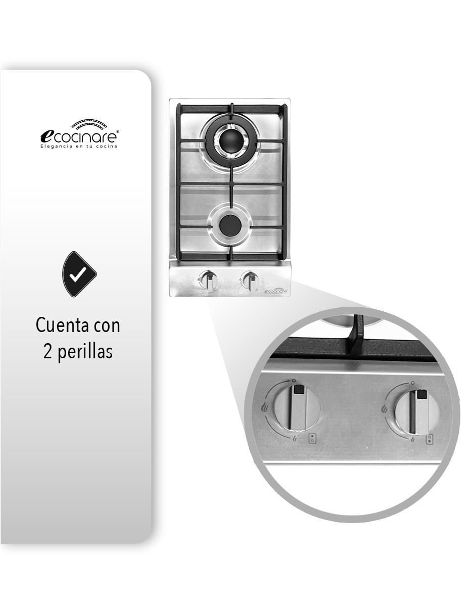 Parrilla a gas lp empotrable 4