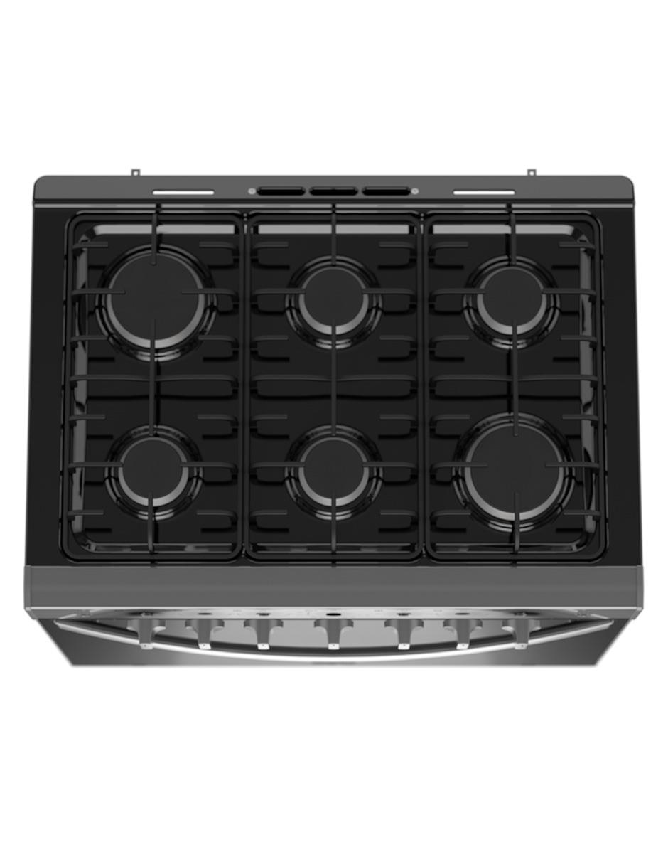 Estufa empotrable a Gas LP 76 cm WER2000B de 6 quemadores 3