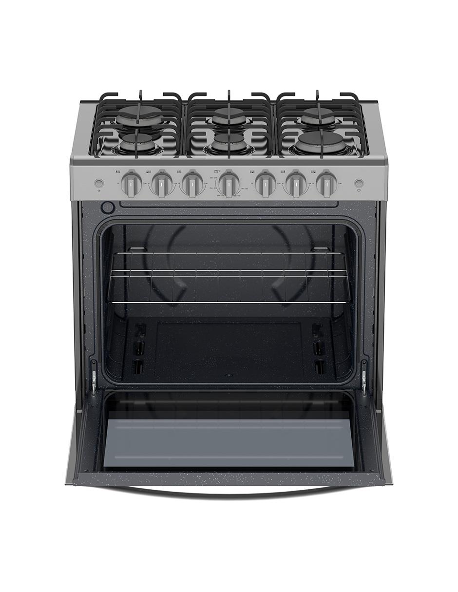 Estufa empotrable a Gas LP 76 cm WER2000B de 6 quemadores 6