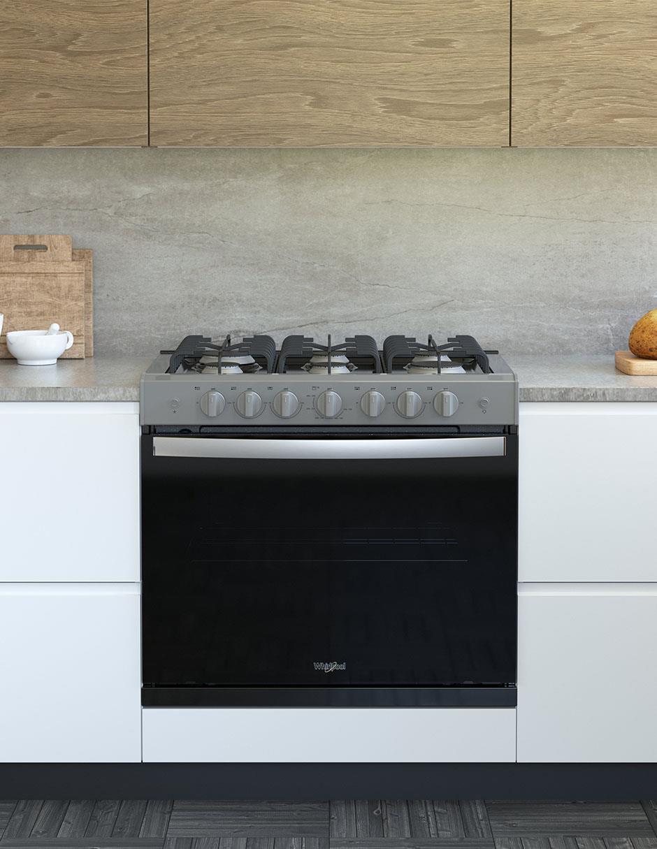 Estufa empotrable a Gas LP 76 cm WER2000B de 6 quemadores 9