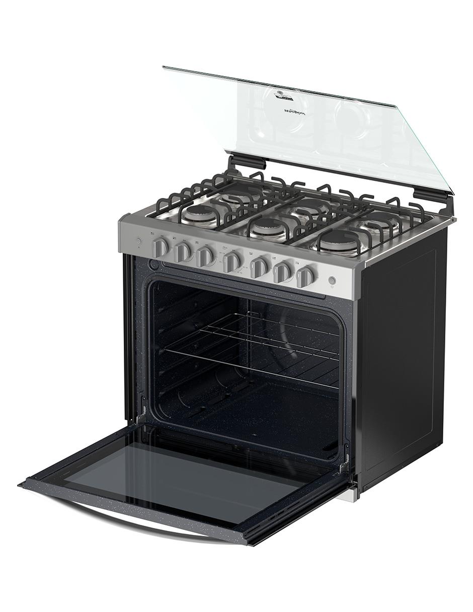 Estufa empotrable a Gas LP 76 cm WER2100D de 6 quemadores 5