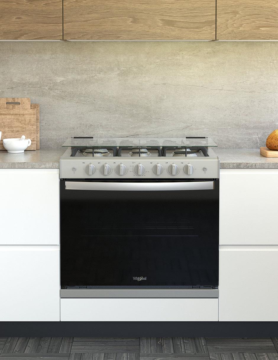 Estufa empotrable a Gas LP 76 cm WER2100D de 6 quemadores 8