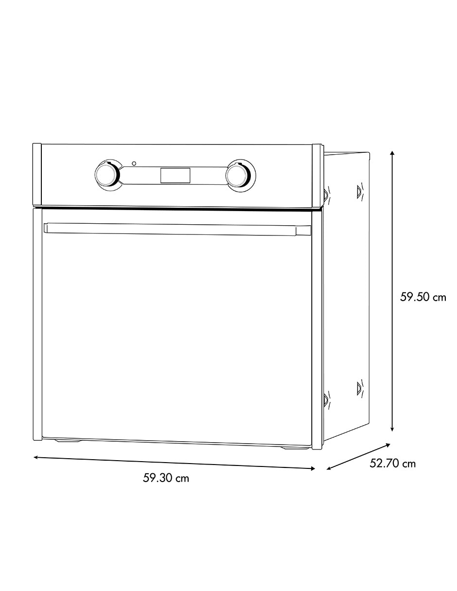 Horno eléctrico IO6032HEWD1 capacidad 60 L 6