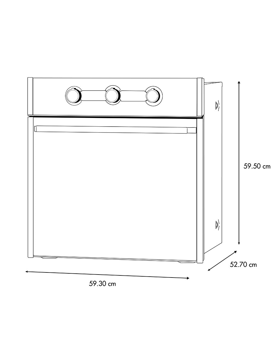 Horno eléctrico IO6056HEWI1 capacidad 60 L 7