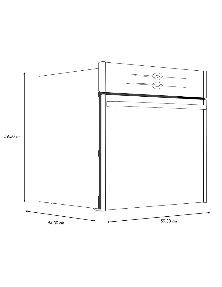 Horno a gas LP IO6062HGWI1 capacidad 60 L 7