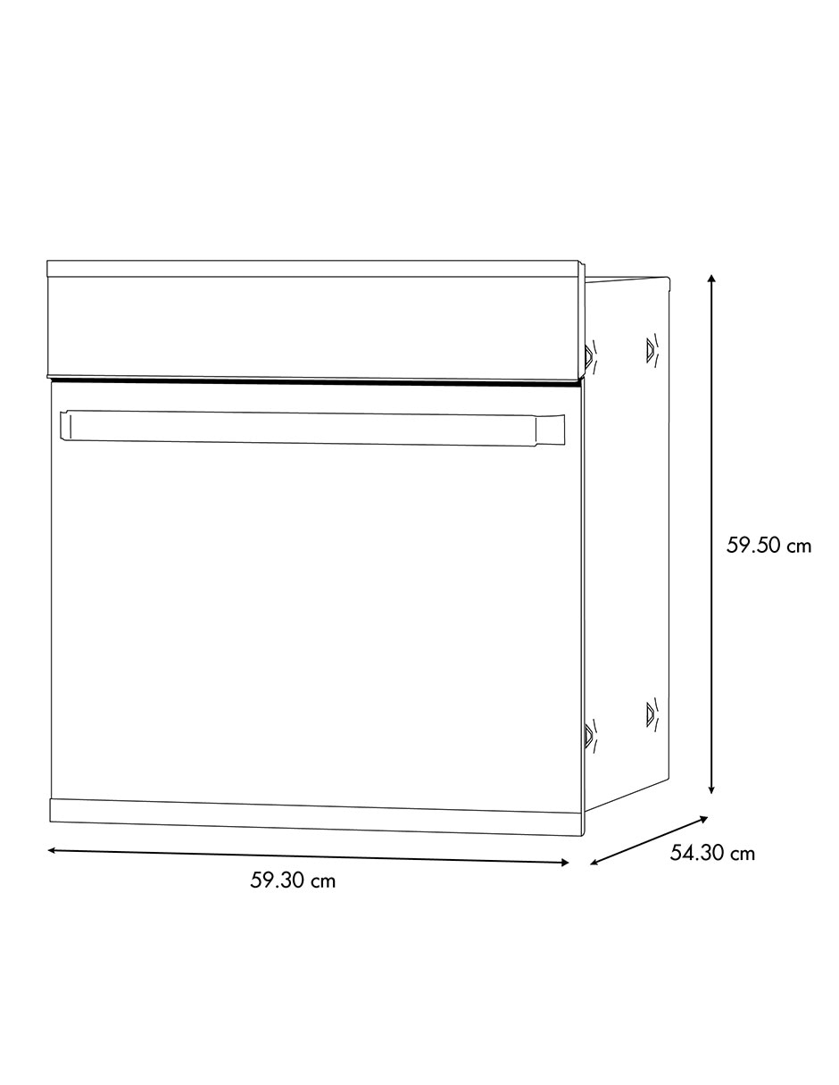 Horno a gas LP HGP6065LWAI1 capacidad 60 L 7