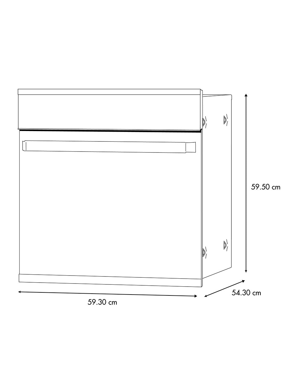 Horno eléctrico HGP6065EWAI1 capacidad 60 L 7