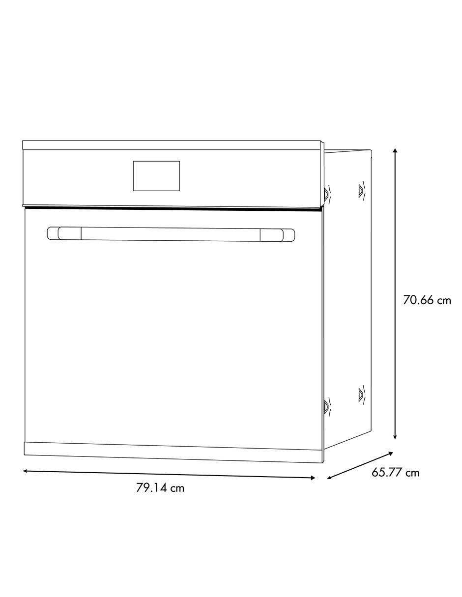 Horno eléctrico HGP8050YE1 capacidad 76 L 6