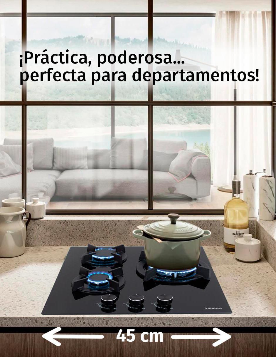 Parrilla a gas lp empotrable 8