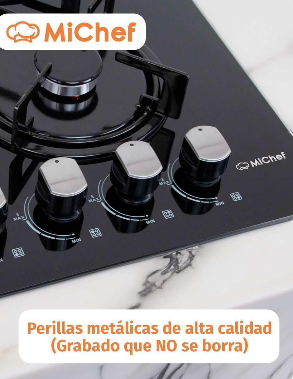 Parrilla a gas lp empotrable 8