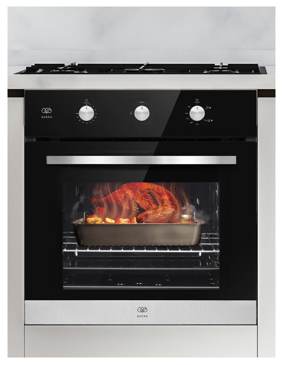 Horno a gas natural HE02LP capacidad 55 L 2