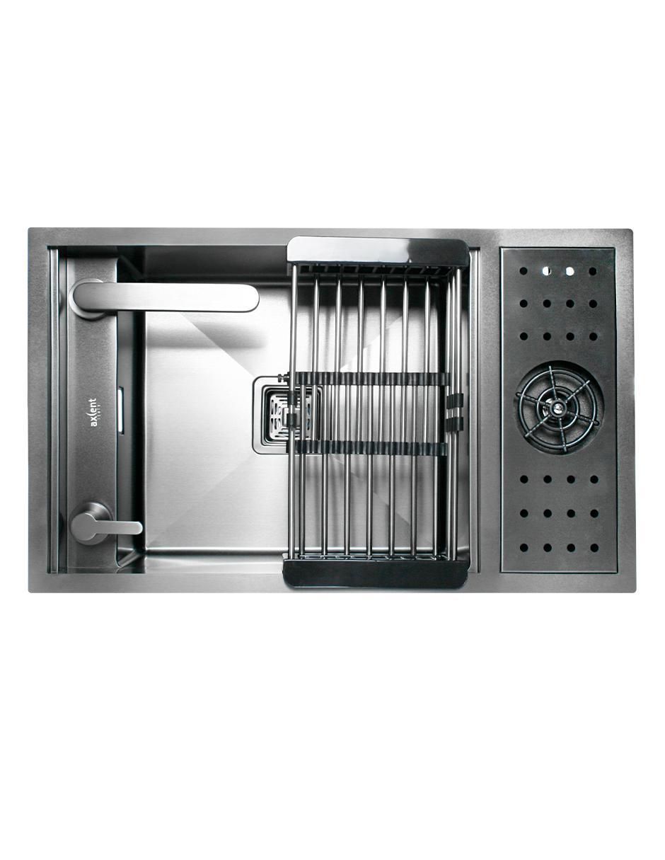 Tarja de acero inoxidable con escurridor derecho CASANDRA 2