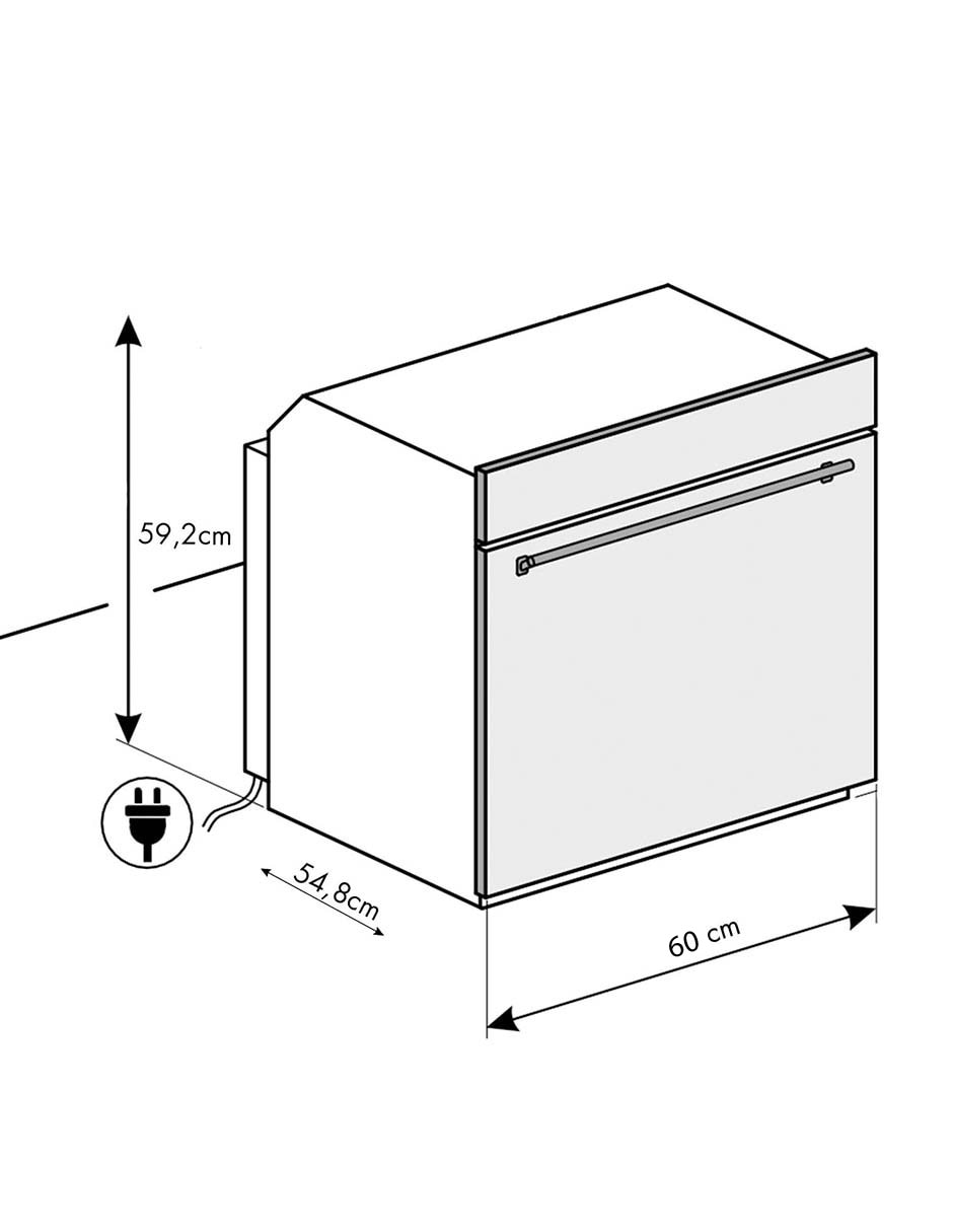 Horno eléctrico SF6301TVX capacidad 60 L 6