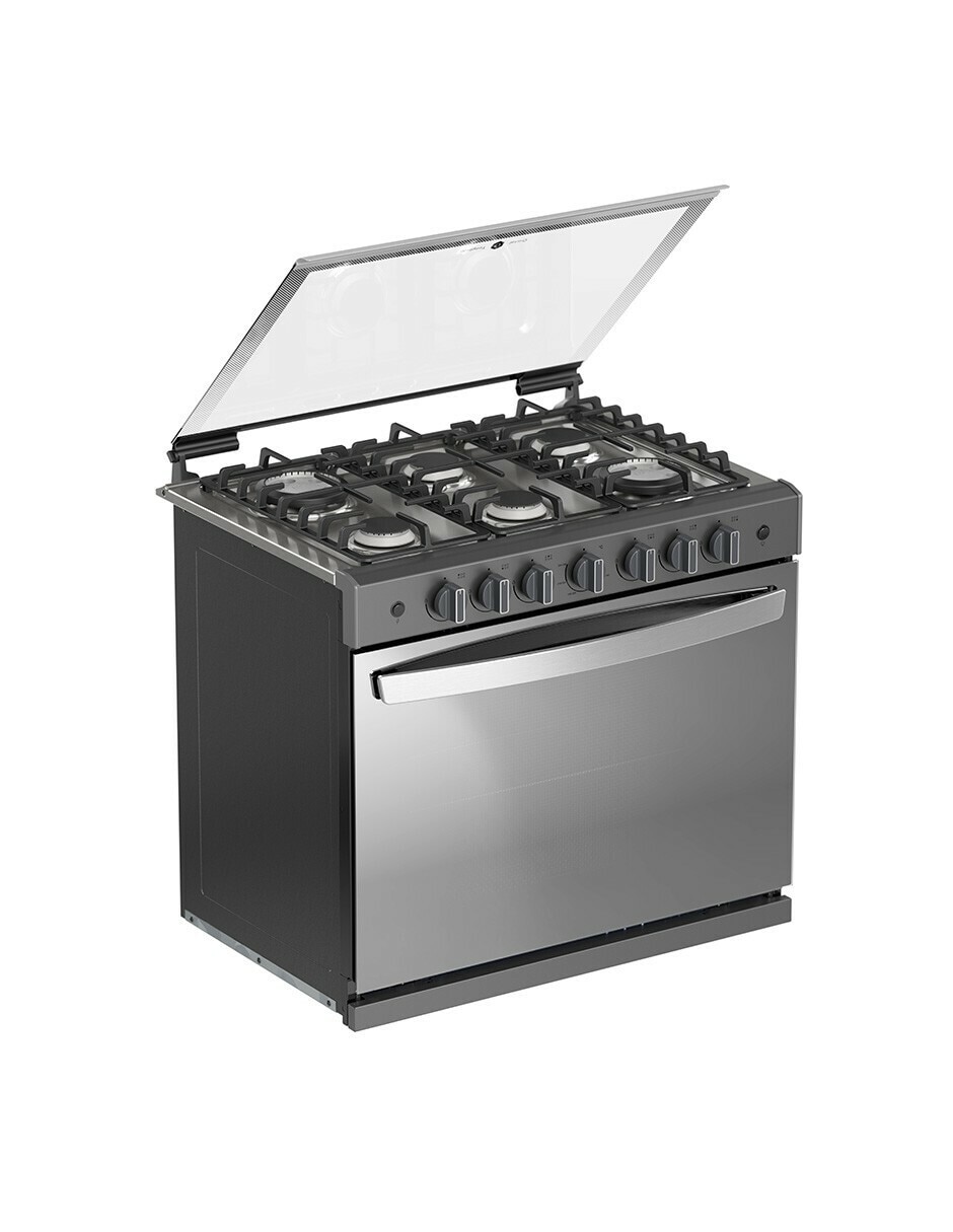 Estufa empotrable gas lp 79.68 cm ABR7140G de 6 quemadores 2