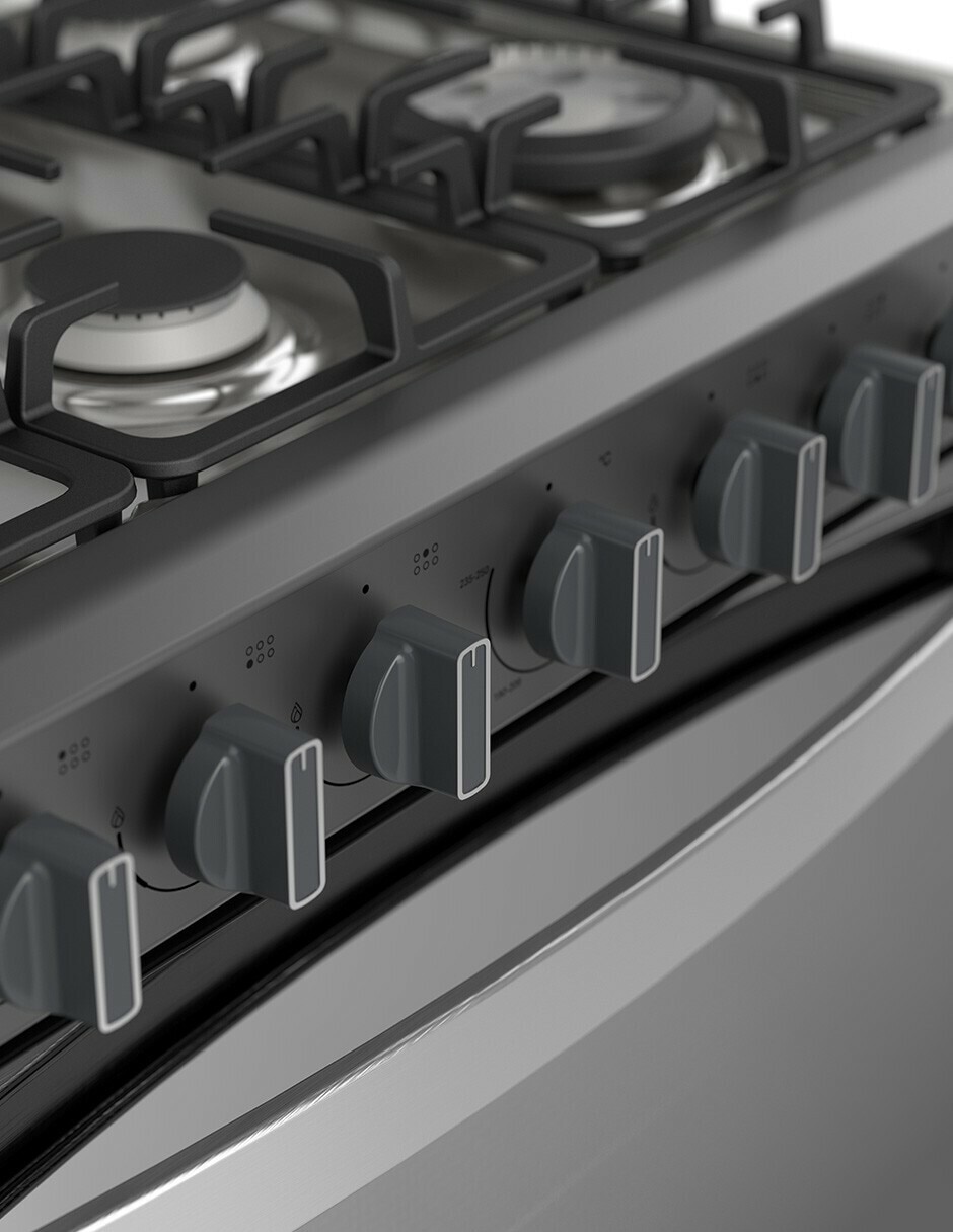 Estufa empotrable gas lp 79.68 cm ABR7140G de 6 quemadores 5
