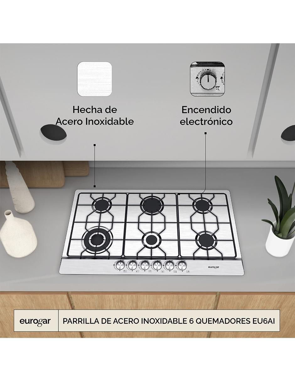 Parrilla a Gas LP empotrable 10