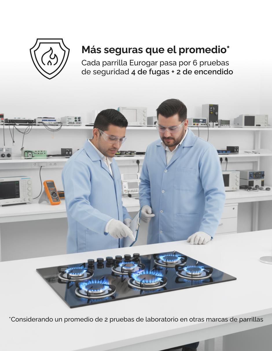 Parrilla a gas lp empotrable 4