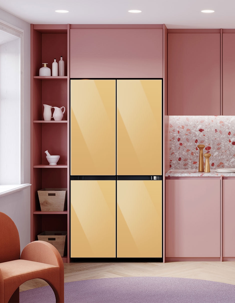 Panel para puerta refrigerador compatible con Bespoke fdr - rf29a9675ap/em 2