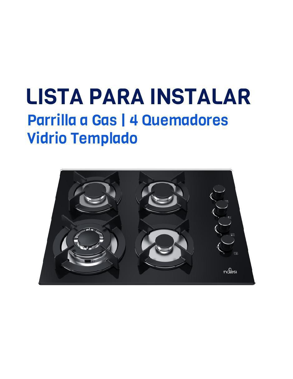 Parrilla a gas lp empotrable 3