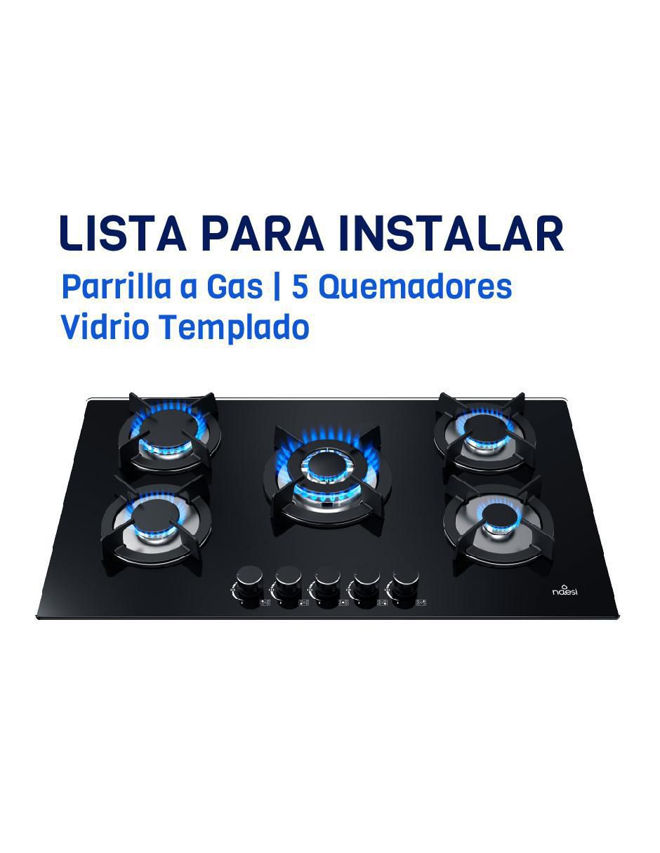 Parrilla a gas lp empotrable 3